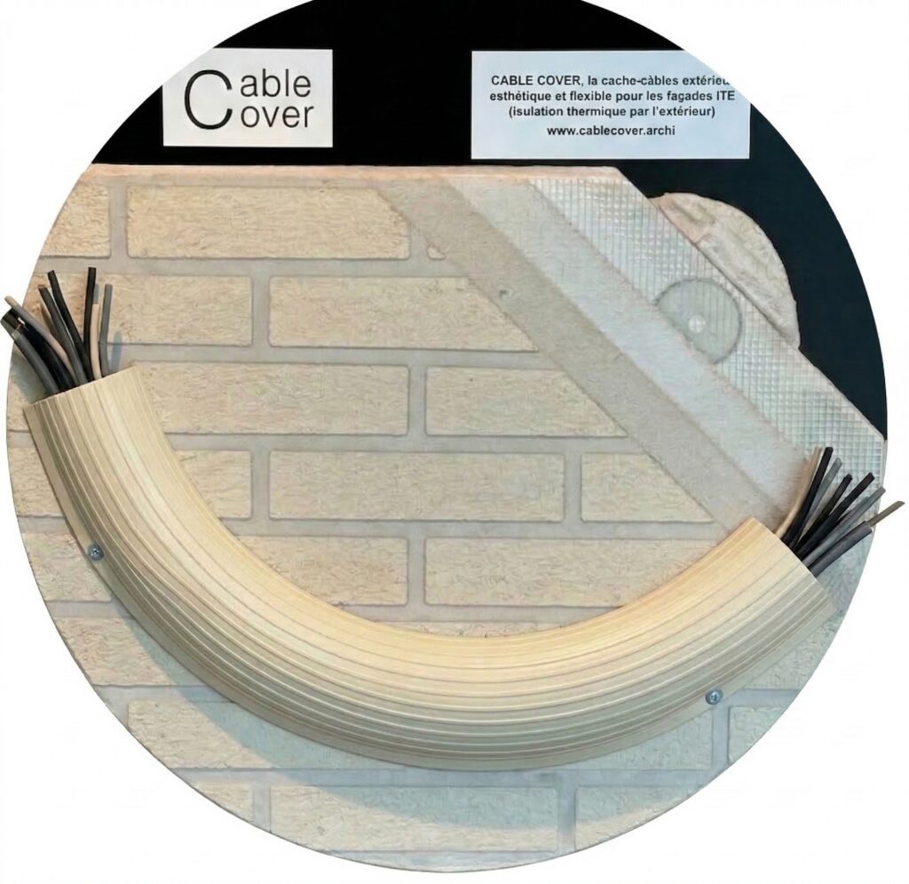 cache-câbles extérieur esthétique
